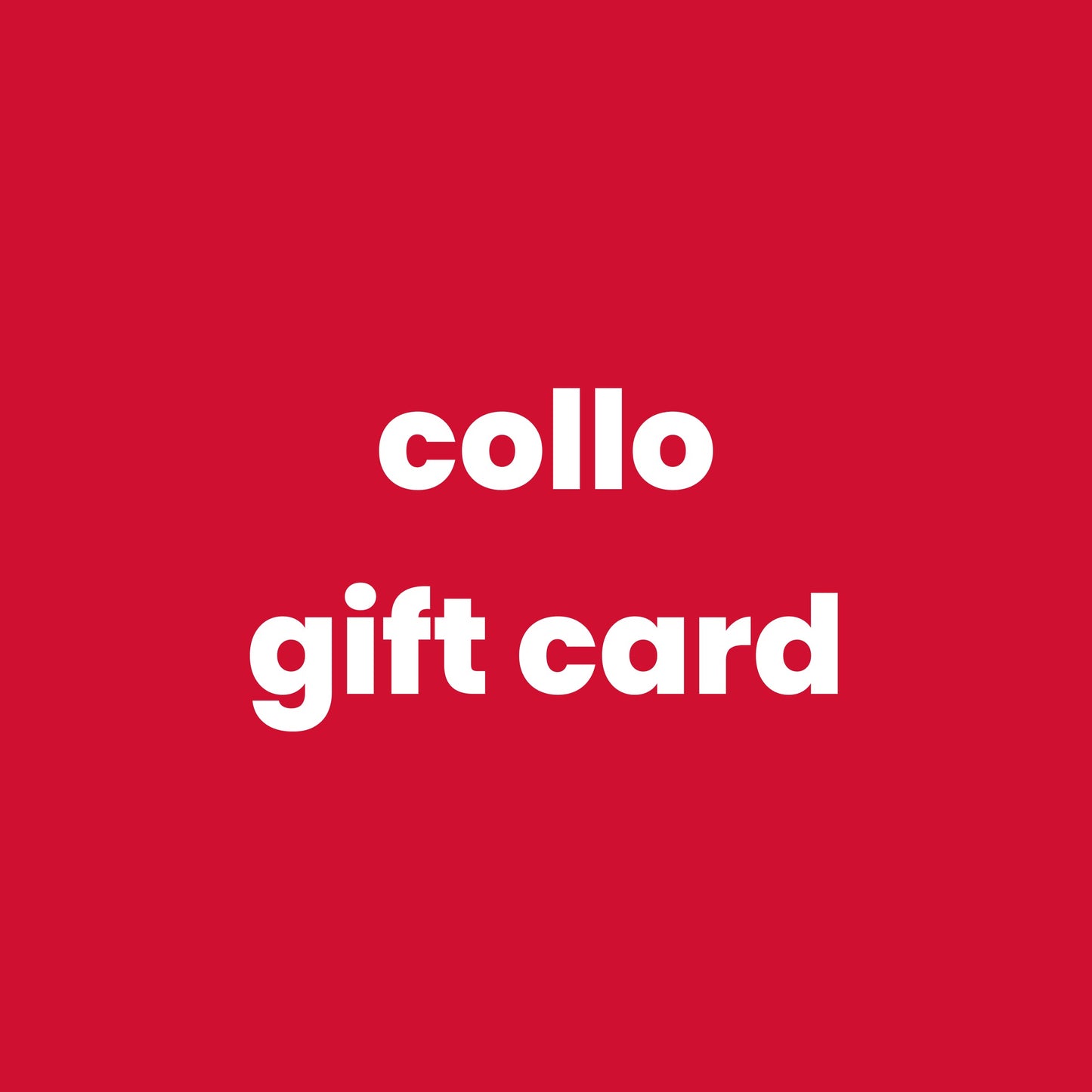 collo gift card