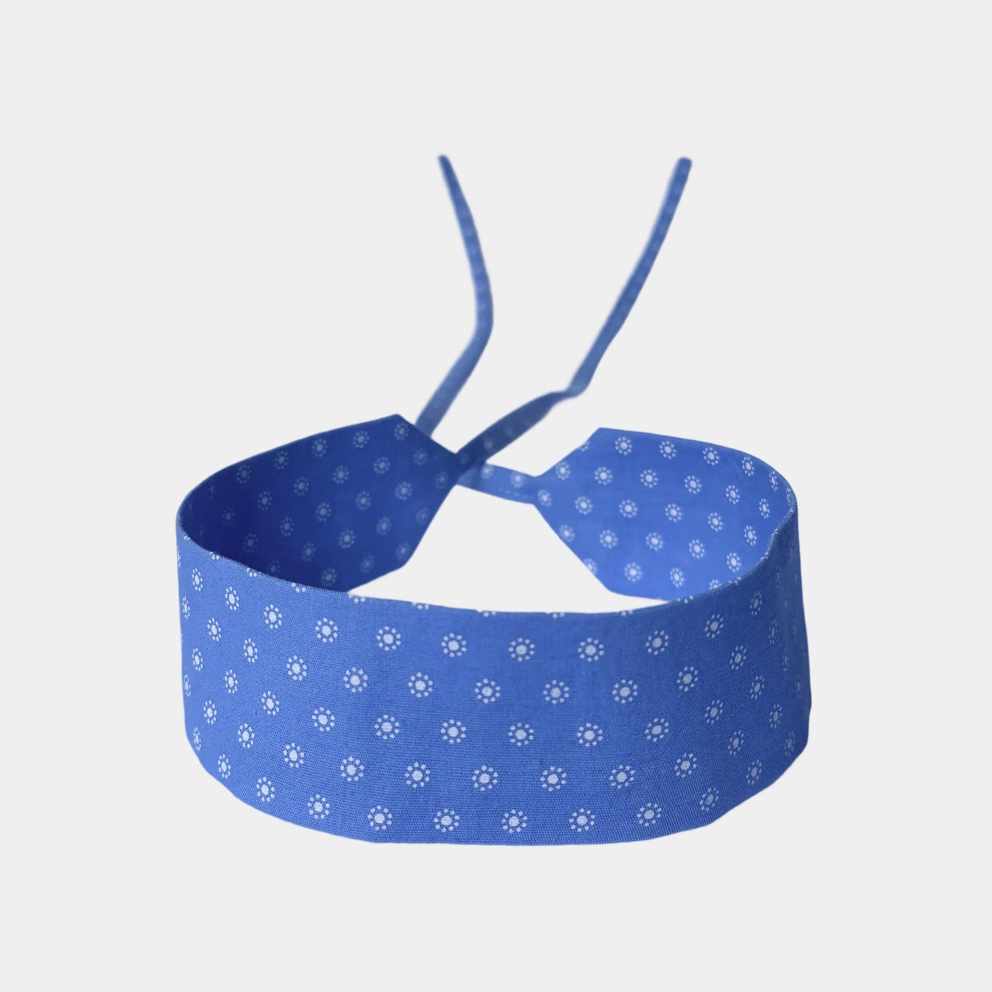 Blue Blossoms Cotton Choker