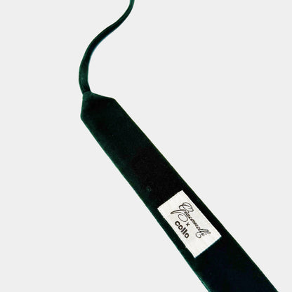 Green Cotton-Velvet Choker Giacomelli x collo