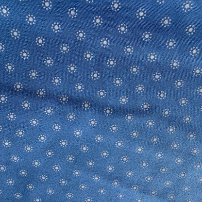 Blue Blossoms Cotton Choker