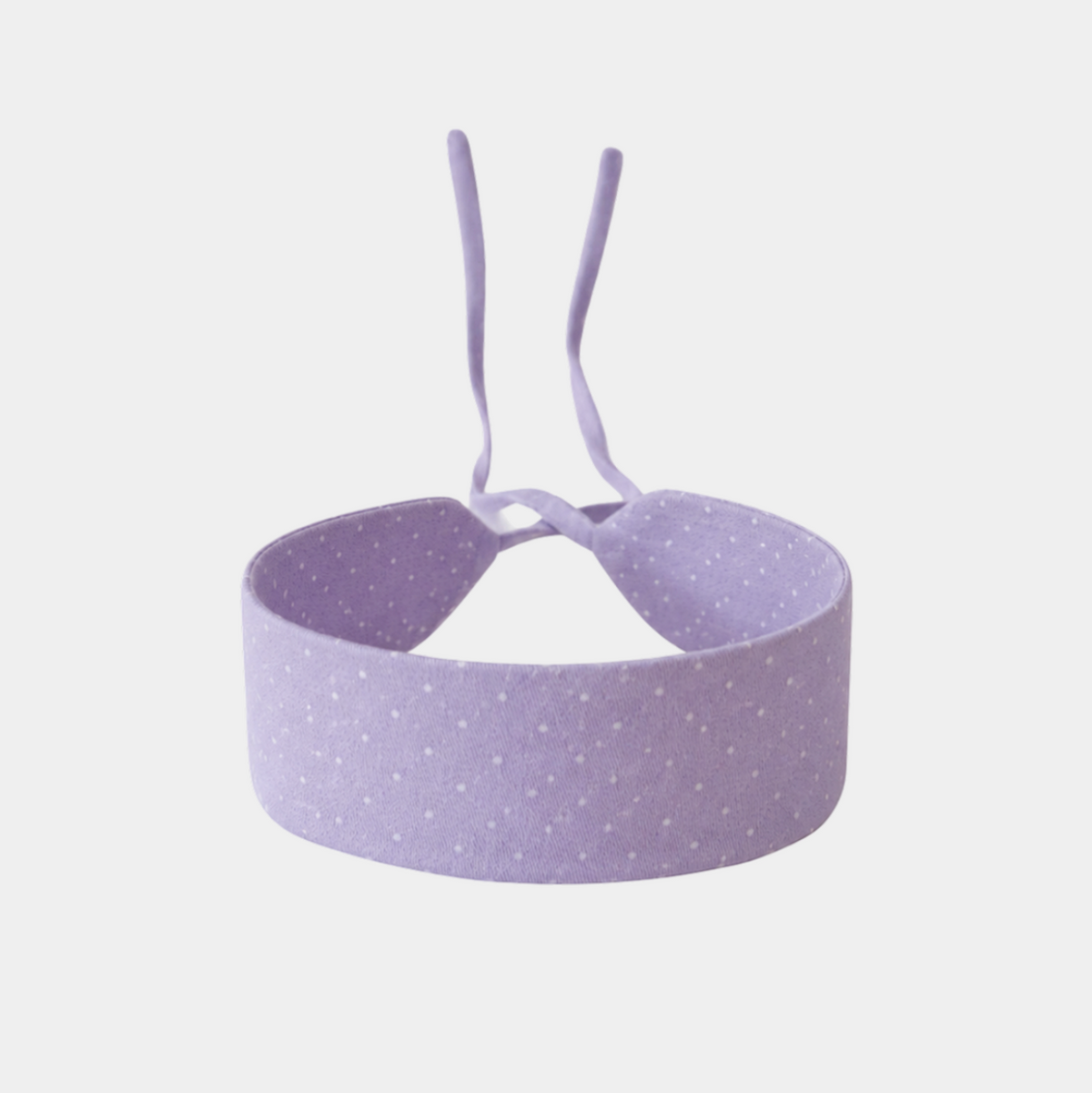 Lilac Dotted Cotton Choker Giacomelli x collo x Lena Meckel