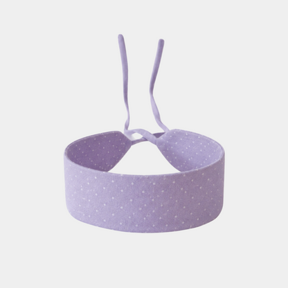 Lilac Dotted Cotton Choker Giacomelli x collo x Lena Meckel