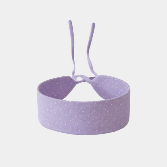 Lilac Dotted Cotton Choker Giacomelli x collo x Lena Meckel
