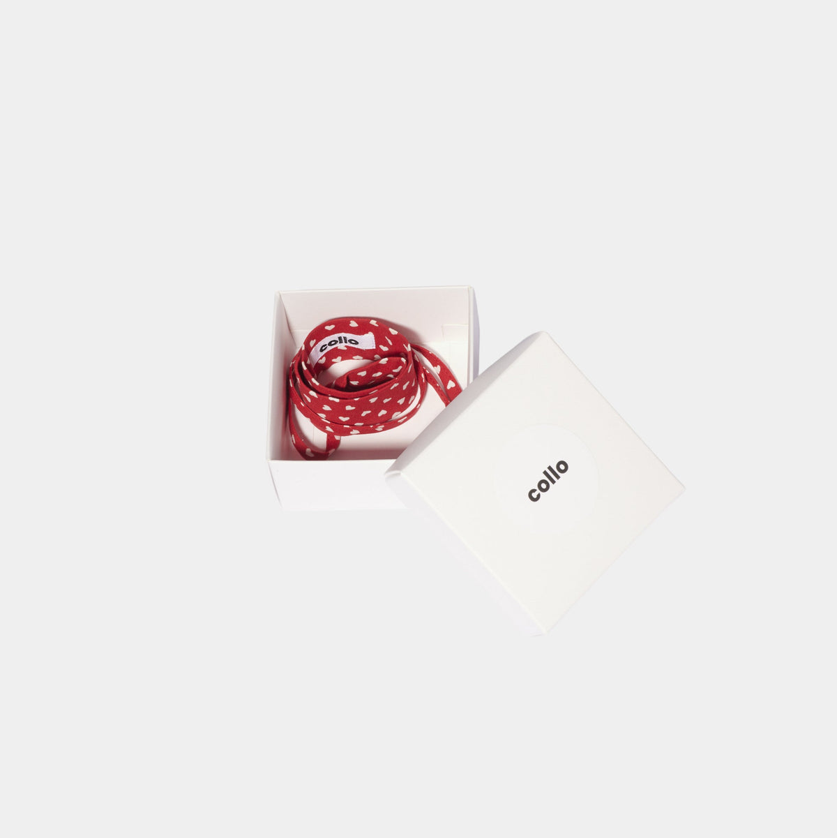 Red Hearts Cotton Choker - collo wiesn special 