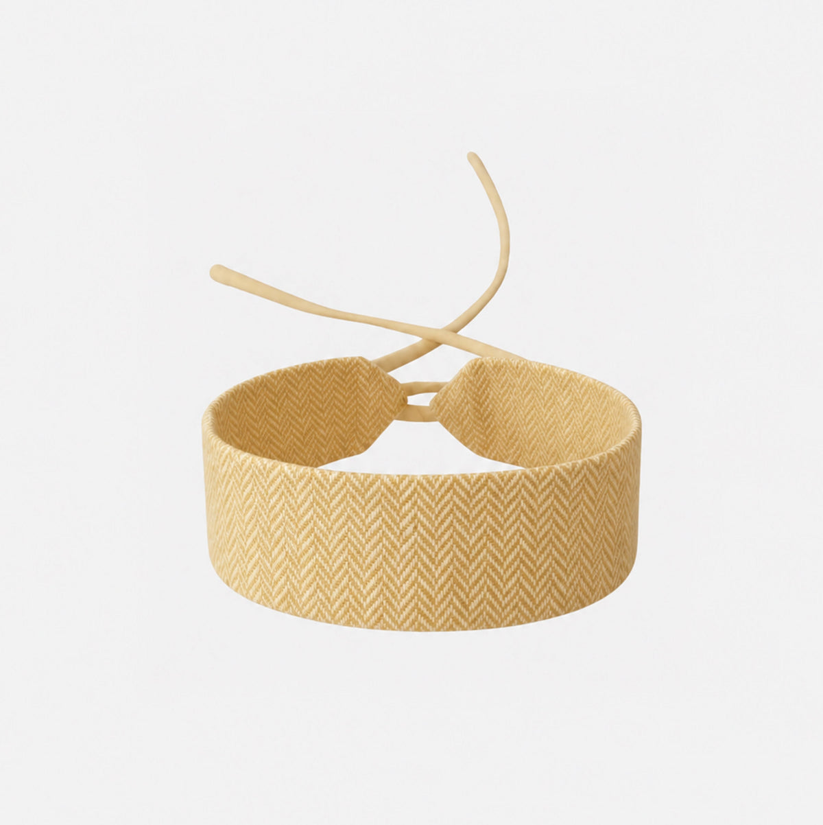 Yellow Linen Choker Giacomelli x collo
