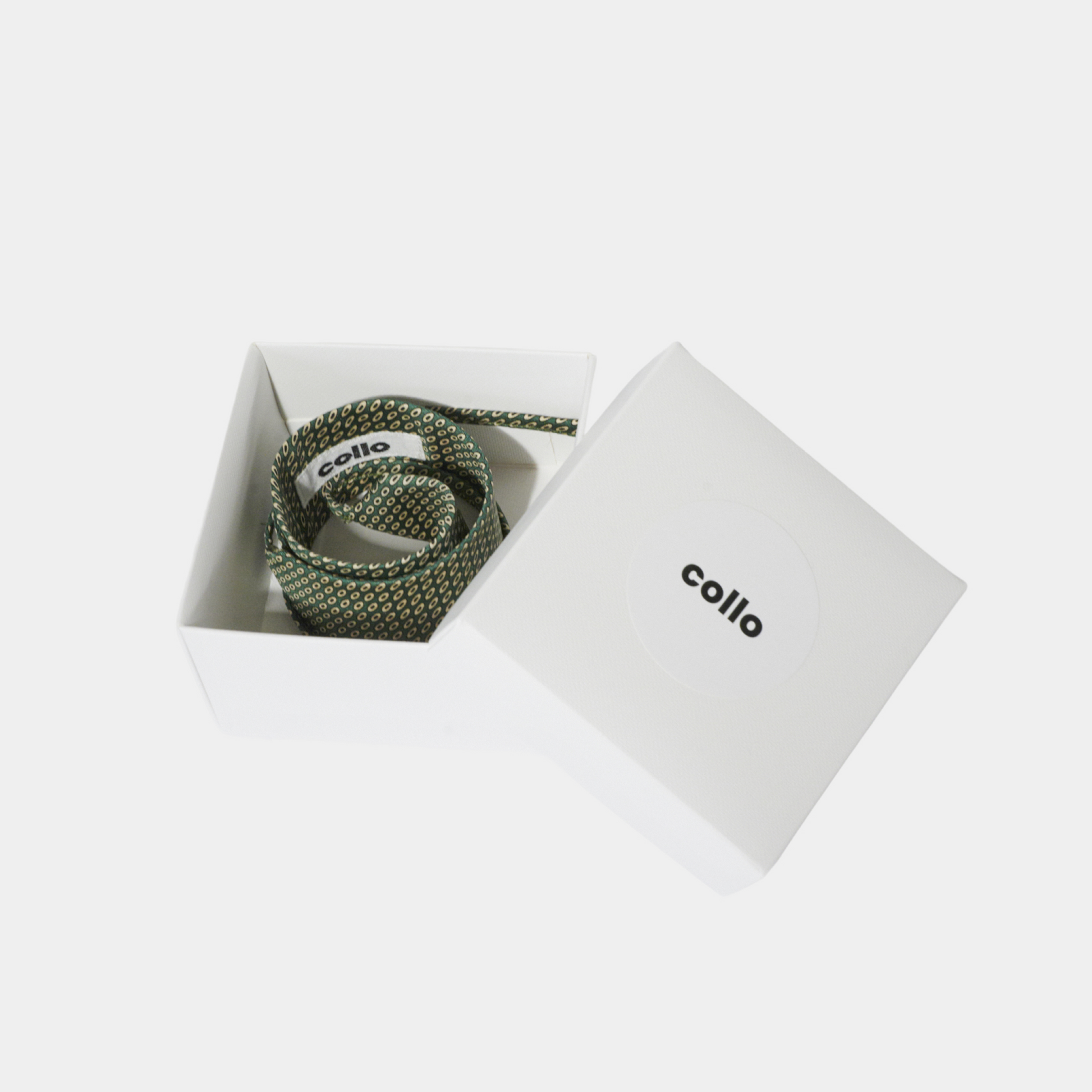 Emerald Oval Dotted Silk Choker – collo limited edition choker