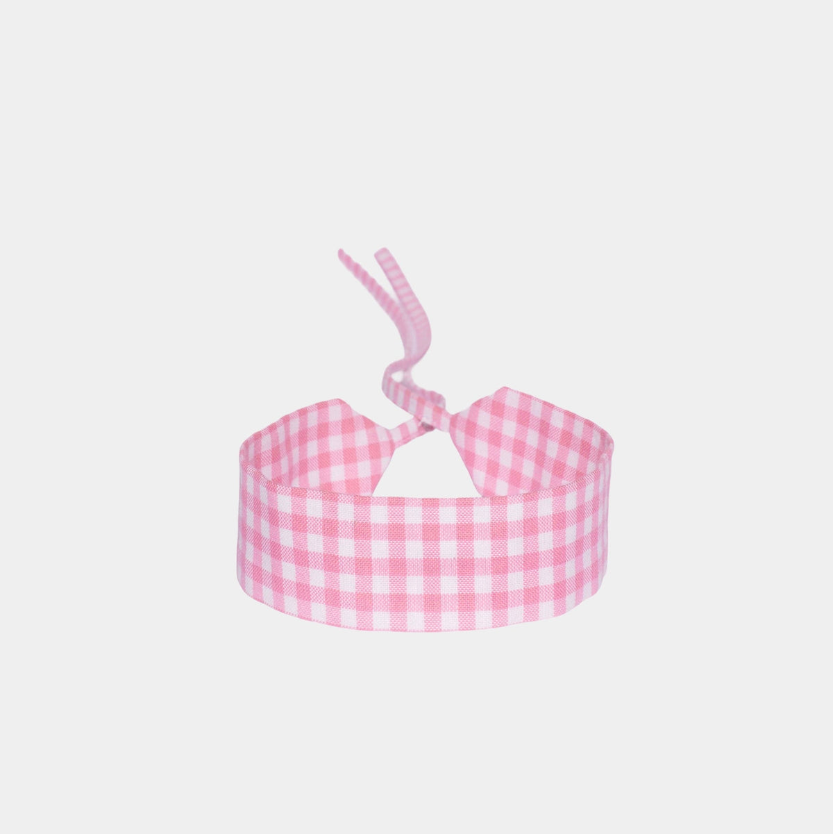 Pink Vichy Cotton Choker