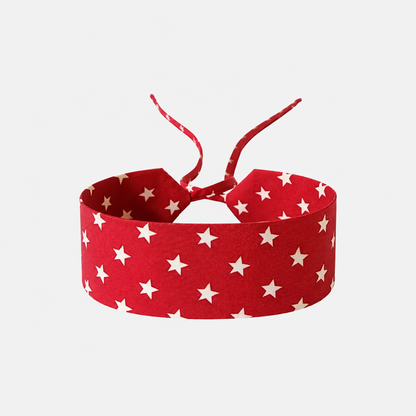 Red Star Silk Choker