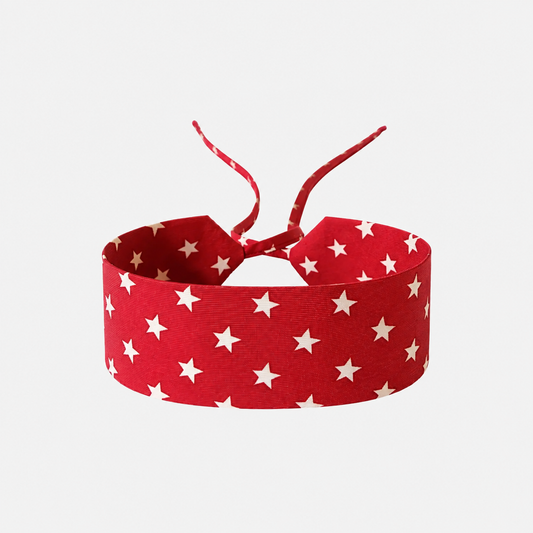Red Star Silk Choker